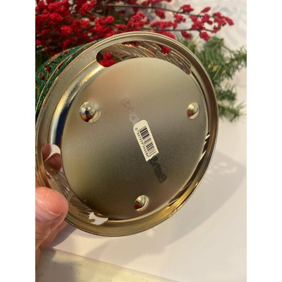 Bath & Body Works Christmas Holiday 3 Wick Candle Holder - Picture 3 of 7